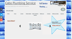 Desktop Screenshot of caboplumbingservice.com
